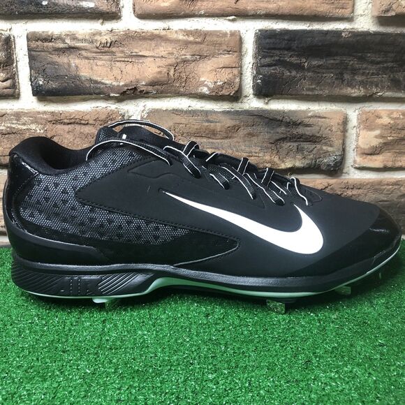 Nike Size 13 M HUARACHE PRO LOW Black White Baseball Cleats New Men's Shoes - Picture 1 of 11